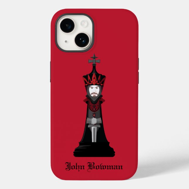 Black King / Personalized name Case-Mate iPhone Ca Case (Back)