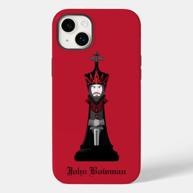 Black King / Personalized name Case-Mate iPhone Ca Case (Back)