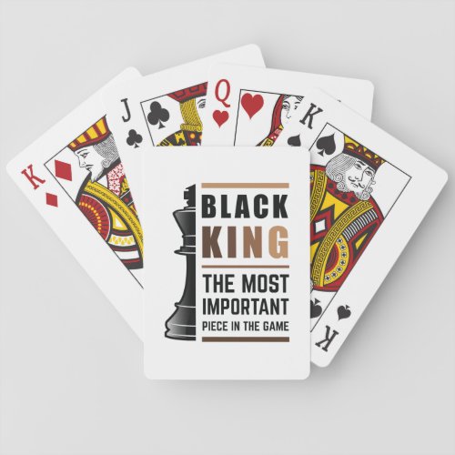 Black King The Most Important Piece In The Game 2 Poker Cards