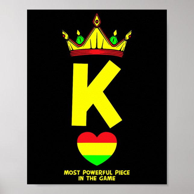 Black King The Most Powerful Piece In The Game Jun Poster (Front)