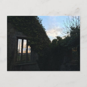 Black Kirk Sunset Windows: Outlander Film Location Postcard