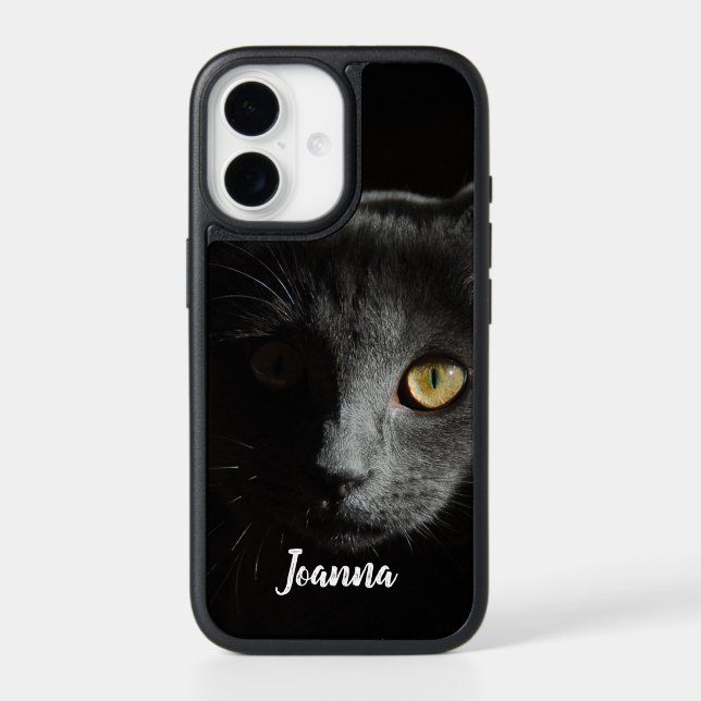 Black Kitten Beauty Otterbox iPhone Case (Back)