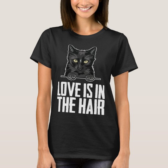 Black kitten  Black women  Black men T-Shirt (Front)