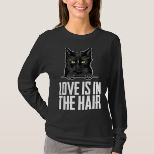Black kitten  Black women  Black men T-Shirt