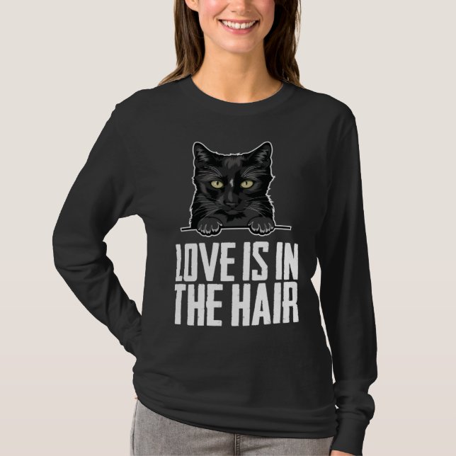 Black kitten  Black women  Black men T-Shirt (Front)