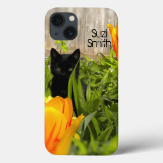 Black Kitten in the Garden iPad Air Case