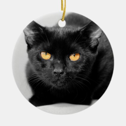 BLACK KITTEN ORNAMENT