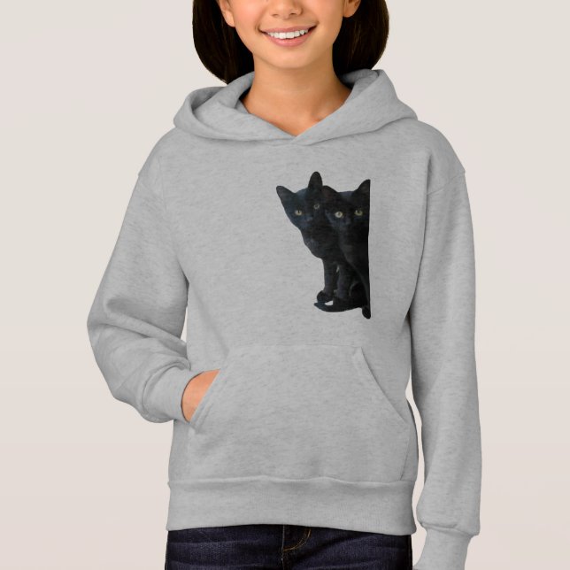 Black Kittens Hoodie (Front)