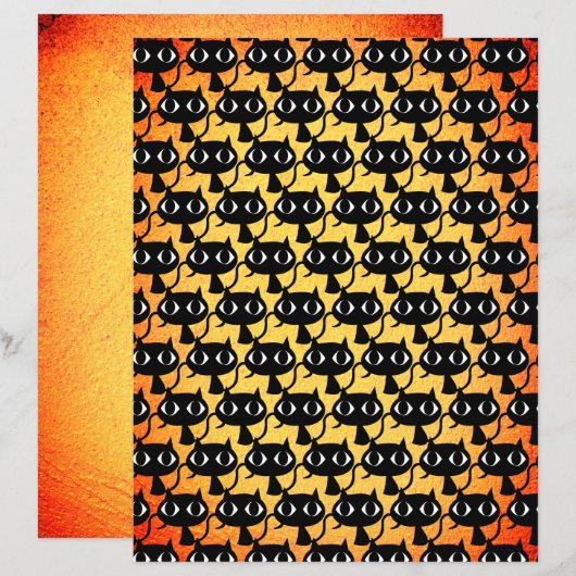 Black kittens pattern (Front/Back)