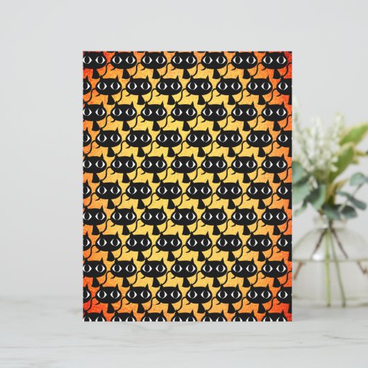 Black kittens pattern (Standing Front)