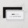 Black Knife, Modern Gourmet, Chef, Cooking Business Card