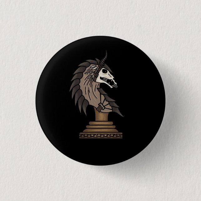 Black Knight Pinback Button (Front)