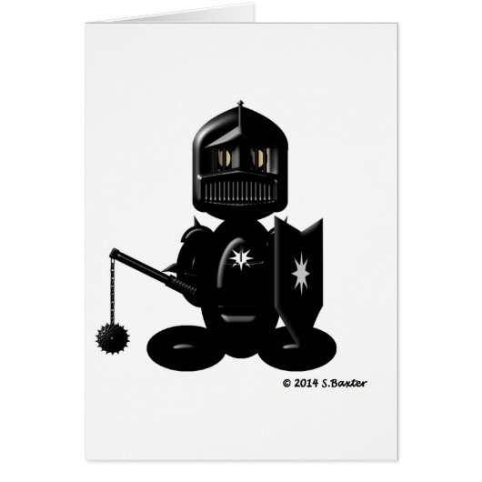 Black Knight (plain) Cards (Front)