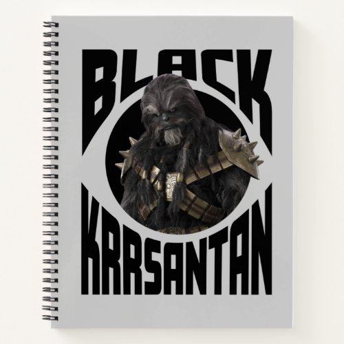 Black Krrsantan Notebook
