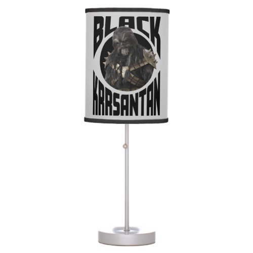 Black Krrsantan Table Lamp