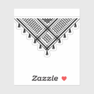 Black Kufiya Sticker