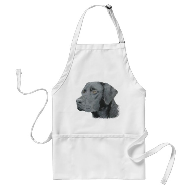 Black Lab Adult Apron (Front)