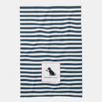 Black Lab American Flag Personalized Family Name