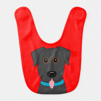 Black Lab Baby Bib