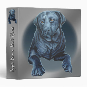 Black Lab Binder Custom Labrador Dog Photo Album