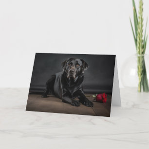 Black Lab Blank Card