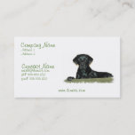 Black Lab Business Card