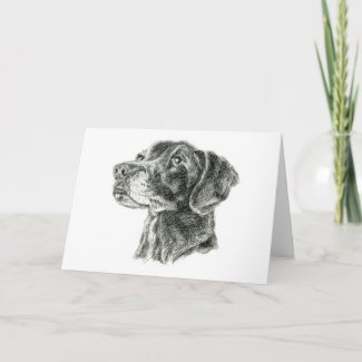 Black Lab Card