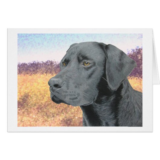 Black Lab Cards (Front Horizontal)