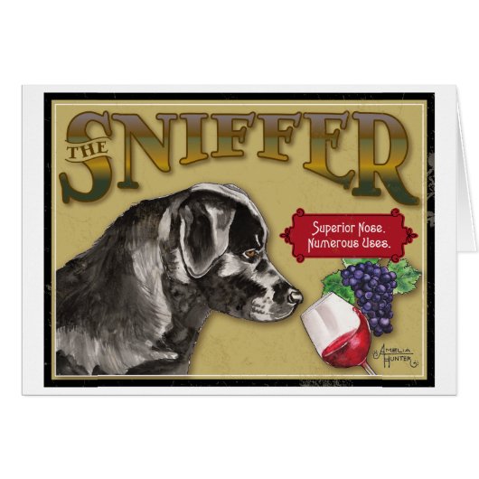 Black Lab Cards (Front Horizontal)