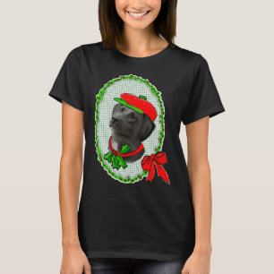 Black Lab Christmas 171 T-Shirt