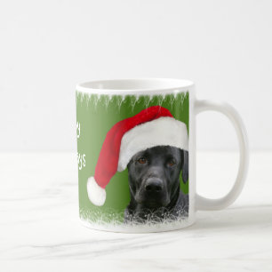 Black lab Christmas Coffee Mug