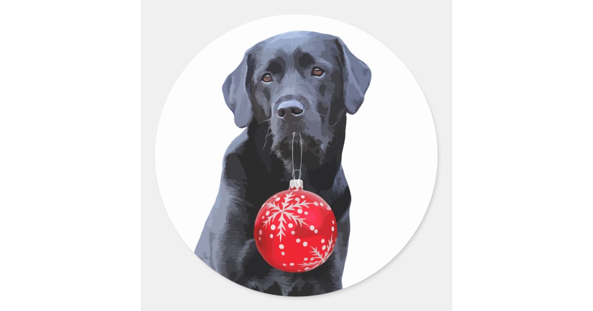 Cute Chocolate Labrador Puppy Watercolor Vinyl Sticker for 