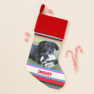 Black Lab Christmas Stocking personalized.