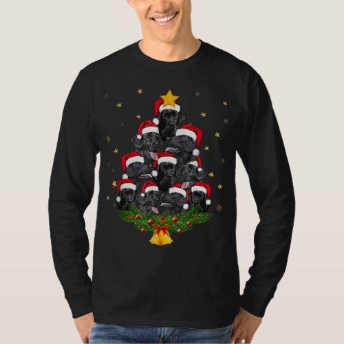 Black Lab Christmas Tree Dog Lover Xmas Funny Cute T_Shirt