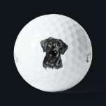 Black Lab Dog Golf Balls<br><div class="desc">Elevate your golf game with our Black Lab Dog Golf Balls. Perfect for dog lovers and golf enthusiasts, these high-quality golf balls feature charming illustrations of lovable Black Labs, adding a unique and fun element to your time on the course. Crafted for performance and durability, our golf balls ensure a...</div>