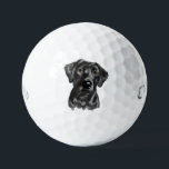 Black Lab Dog Golf Balls<br><div class="desc">Elevate your golf game with our Black Lab Dog Golf Balls. Perfect for dog lovers and golf enthusiasts, these high-quality golf balls feature charming illustrations of lovable Black Labs, adding a unique and fun element to your time on the course. Crafted for performance and durability, our golf balls ensure a...</div>