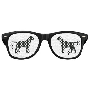 Black Lab Dog Retro Sunglasses