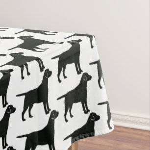 Black Lab Dog Tablecloth