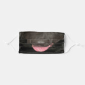 Black Lab Face Cloth Face Mask (Front, Folded)