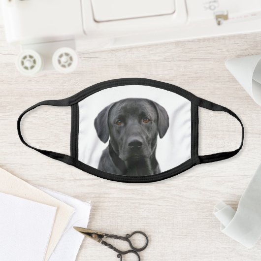 Black lab face face mask (Insitu)