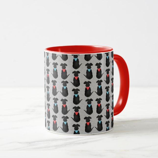 Black Lab for Dog Lover Mug (Front Right)