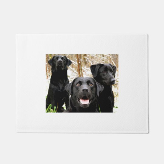 black lab group doormat