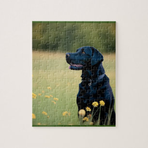 Black Lab Jigsaw Puzzle