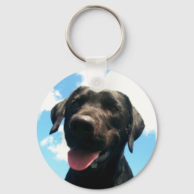 Black Lab Keychain (Front)
