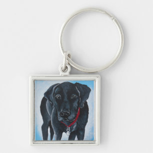 Black Lab Keychain