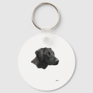 Black Lab Keychain