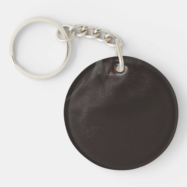 black lab keychain (Front)