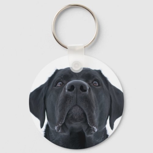 Black lab keychain labrador dog lover tag keychain