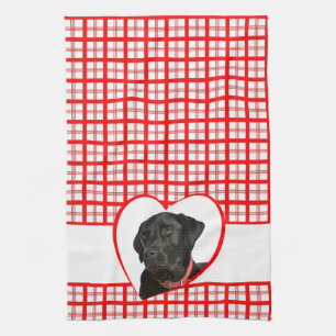 Black Lab Kitchen Towel