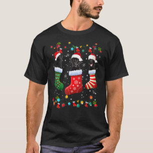 Black Lab Labrador Christmas Socks Xmas Pajama Do T-Shirt